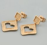 Женские серьги Xuping "Сердца", позолота 18К. С15847 С15847 фото