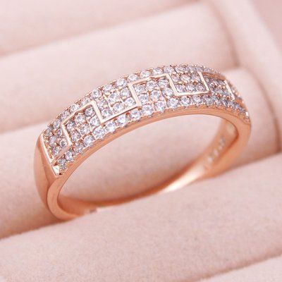 Каблучка Xuping "Лабиринт" позолота. С11908 С11908#17 фото