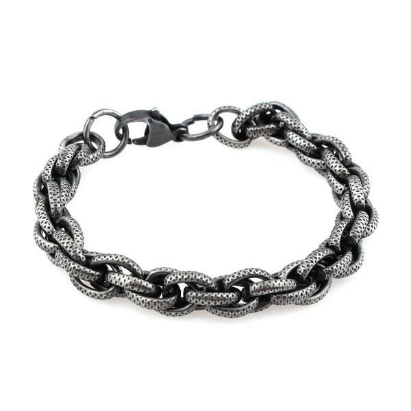 Мужской браслет из стали "Vintage". С13899 С13899#19 см фото