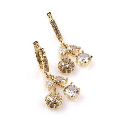 Женские серьги "Ягоды". С13422 С13422 фото