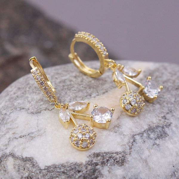 Жіночі сережки гвоздики "Ягоди". С13422 С13422 фото