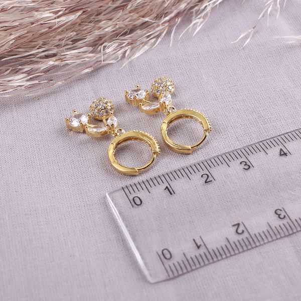 Жіночі сережки гвоздики "Ягоди". С13422 С13422 фото