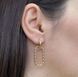 Серьги гвоздики Xuping, позолота 18K. С12570 С12570 фото 4