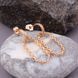 Серьги гвоздики Xuping, позолота 18K. С12570 С12570 фото 6