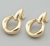 Серьги гвоздики массивные Xuping, позолота 18K. С16000 С16000 фото