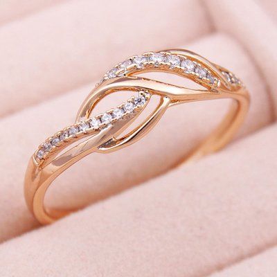 Каблучка Xuping, позолота 18К. С12334 С12334#17 фото